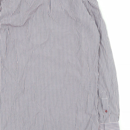 Mens UK Size M Daniel Rosso Blue  Button-Up Long Sleeve Casual Shirt