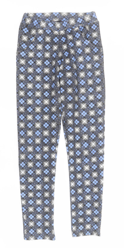 Womens UK Size 10 Missi London Regular Fit Cropped Blue Trousers