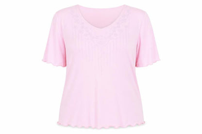 Womens UK Size XL Must Pink Basic Blouse