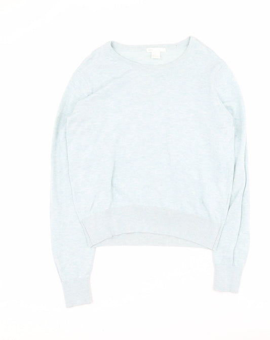 Womens UK Size S H&M Blue Pullover Jumper