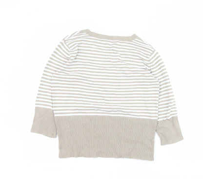 Womens UK Size 14 HEINE Beige Pullover Jumper