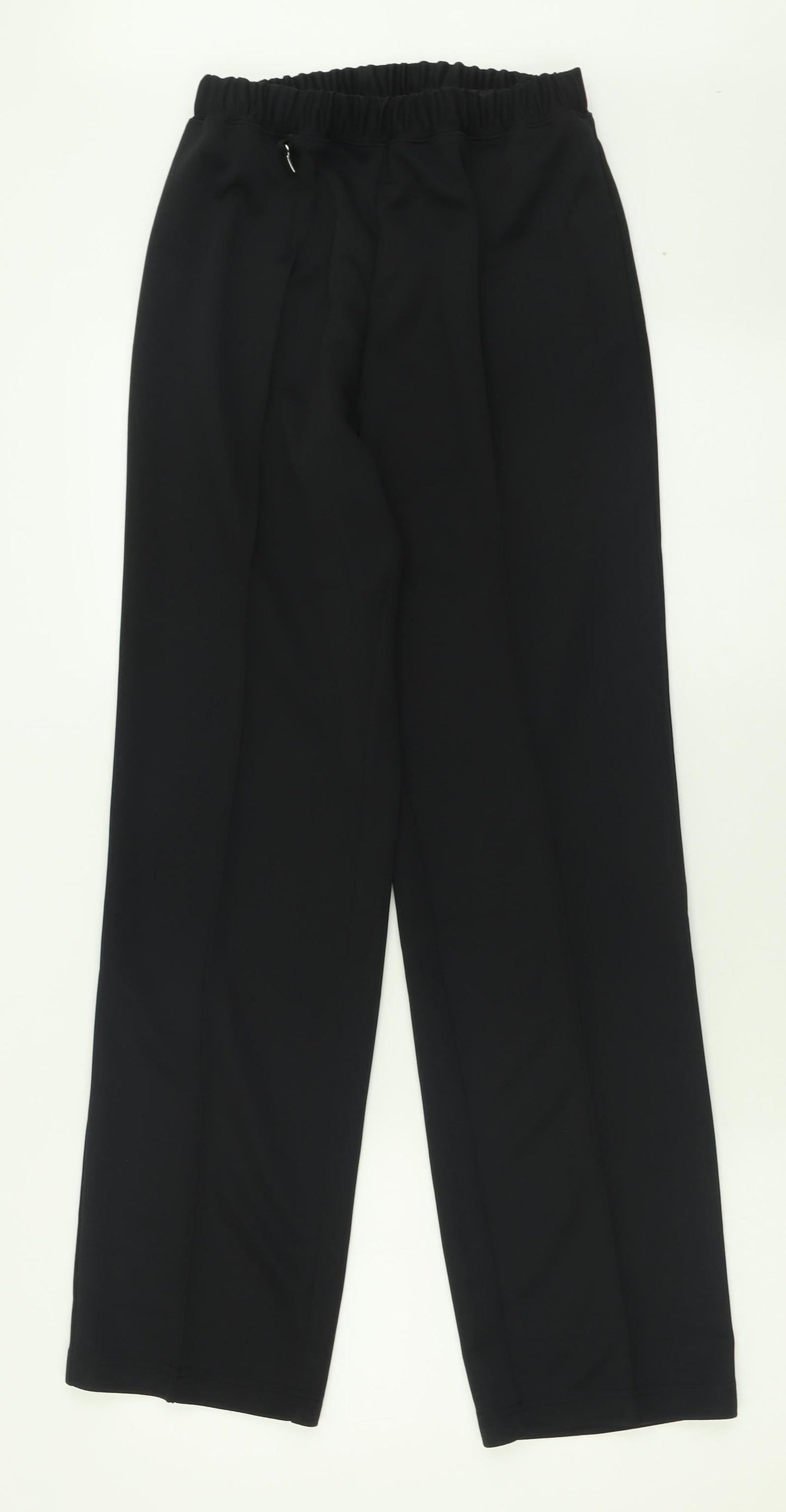 Womens UK Size 8 Damart Regular Fit  Black Trousers