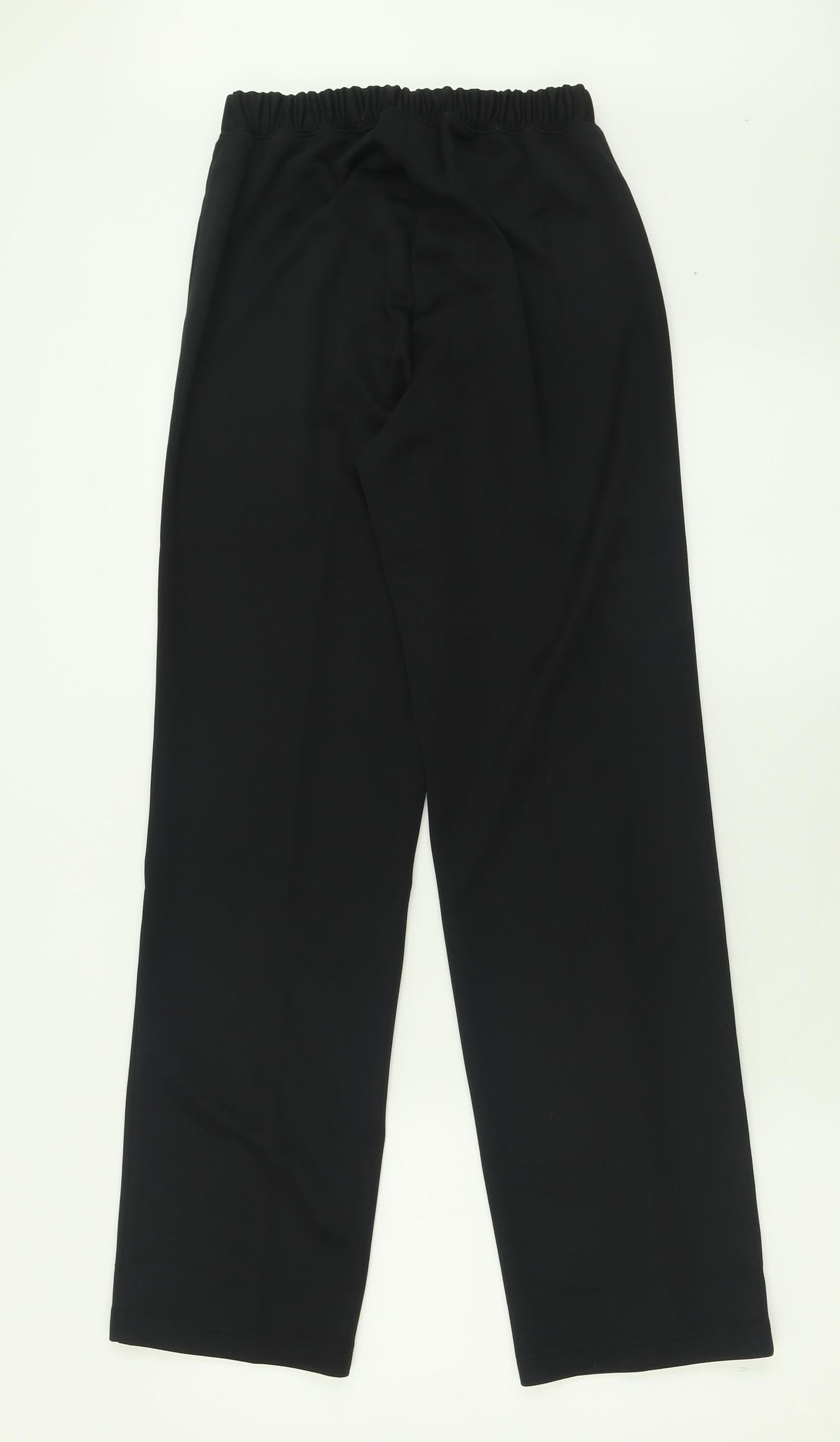 Womens UK Size 8 Damart Regular Fit  Black Trousers