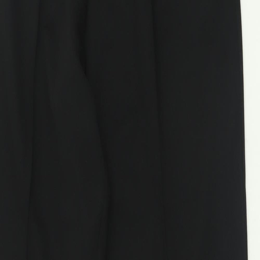 Womens UK Size 8 Damart Regular Fit  Black Trousers
