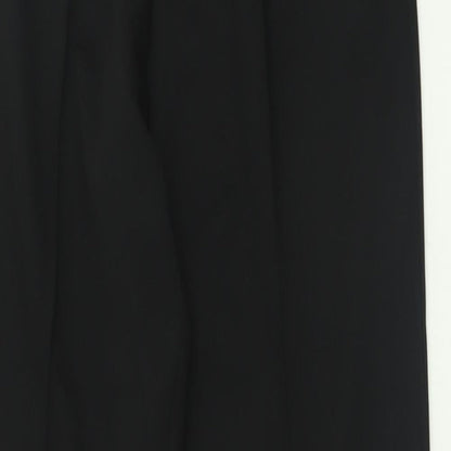 Womens UK Size 8 Damart Regular Fit  Black Trousers