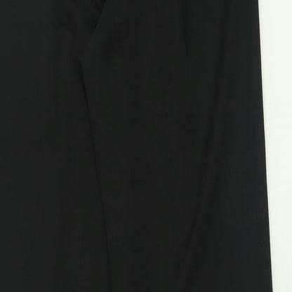 Womens UK Size 8 Damart Regular Fit  Black Trousers