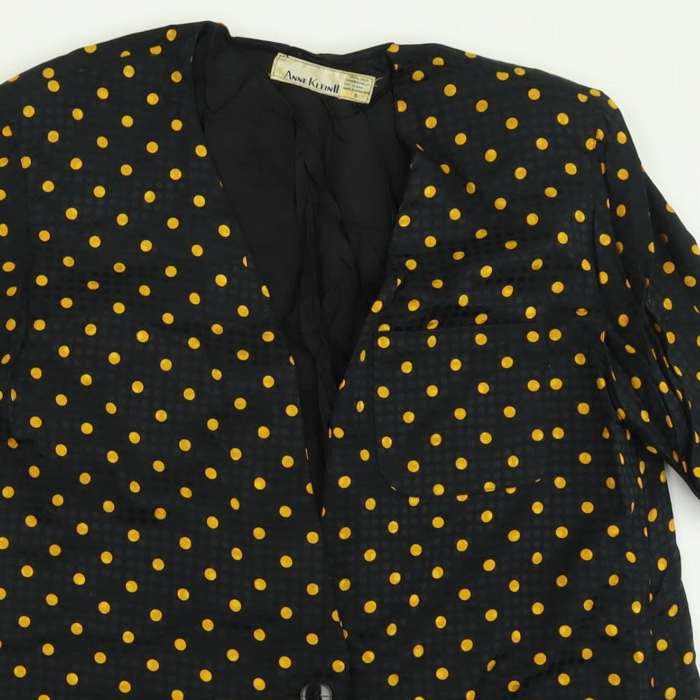 Womens UK Size S Anne Klein Black Jacket