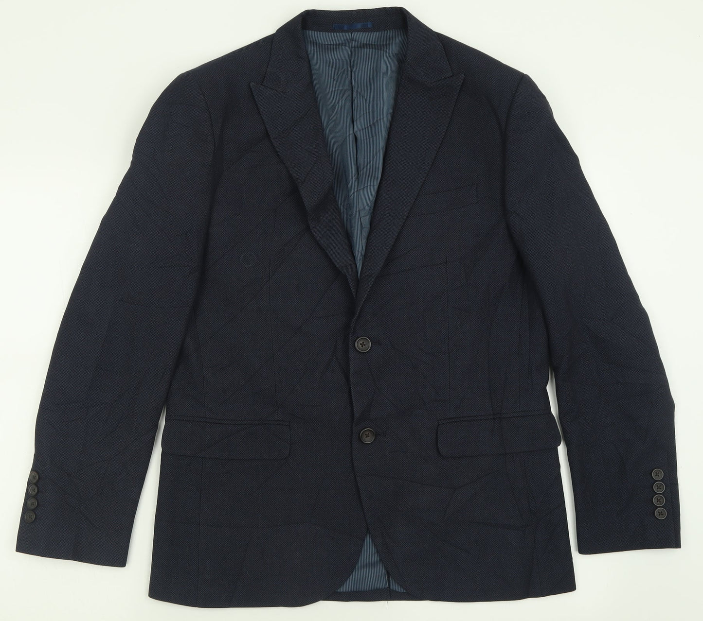 Mens UK Size 40 NEXT Regular Blue Suit Jacket