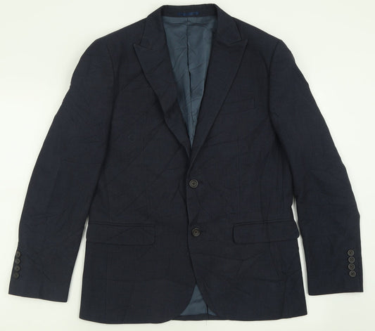 Mens UK Size 40 NEXT Regular Blue Suit Jacket