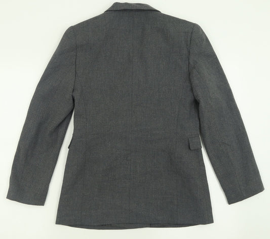 Debenhams Womens Grey   Jacket Blazer Size 8  Button