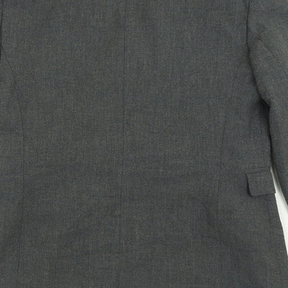 Debenhams Womens Grey   Jacket Blazer Size 8  Button