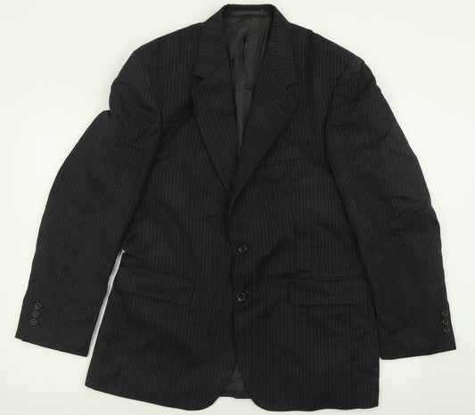 Mens UK Size 40 Debenhams Regular Black Suit Jacket