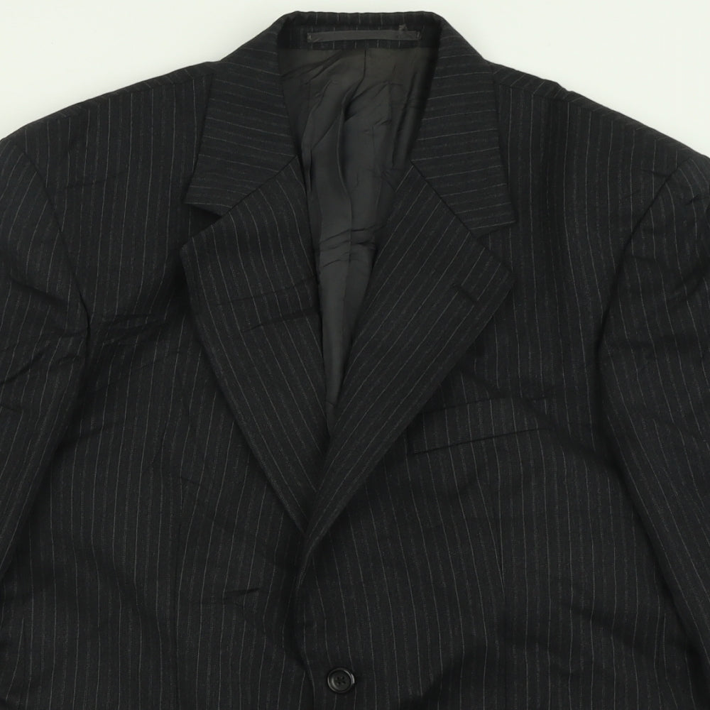 Mens UK Size 40 Debenhams Regular Black Suit Jacket