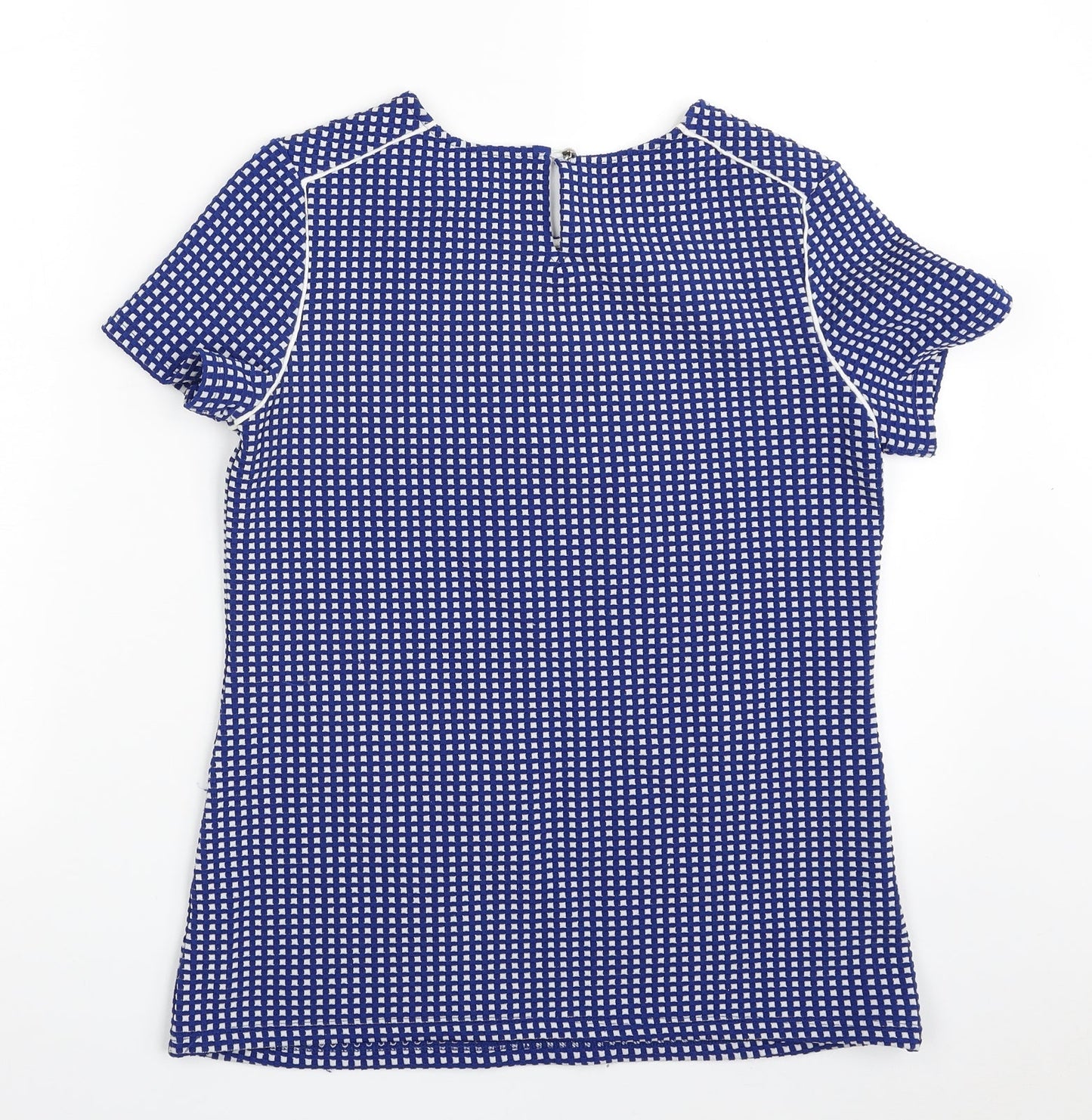 Womens UK Size 8 Savida Blue Tunic Blouse