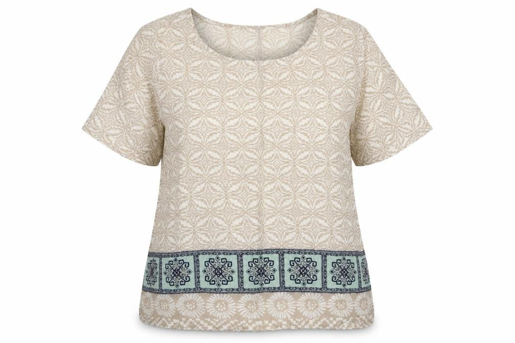Womens UK Size M VILA Beige Basic Blouse