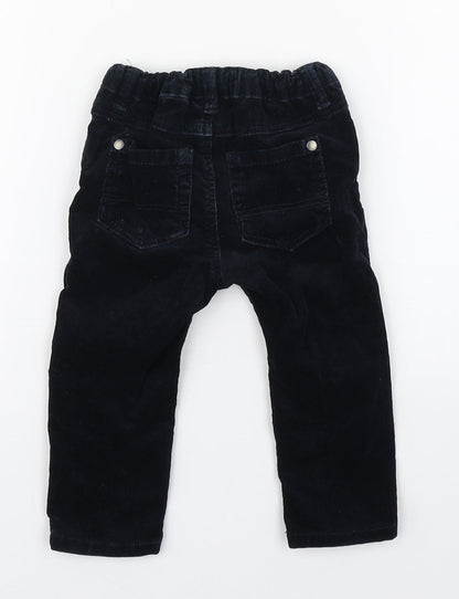 NEXT Boys Blue  Cotton Jogger Trousers Size 12-18 Months
