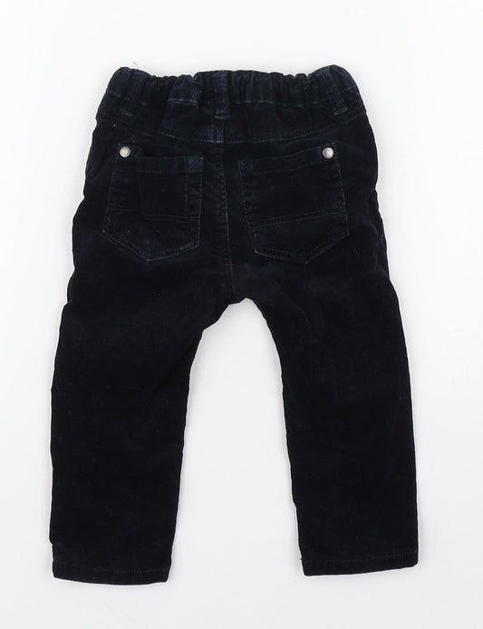 NEXT Boys Blue  Cotton Jogger Trousers Size 12-18 Months