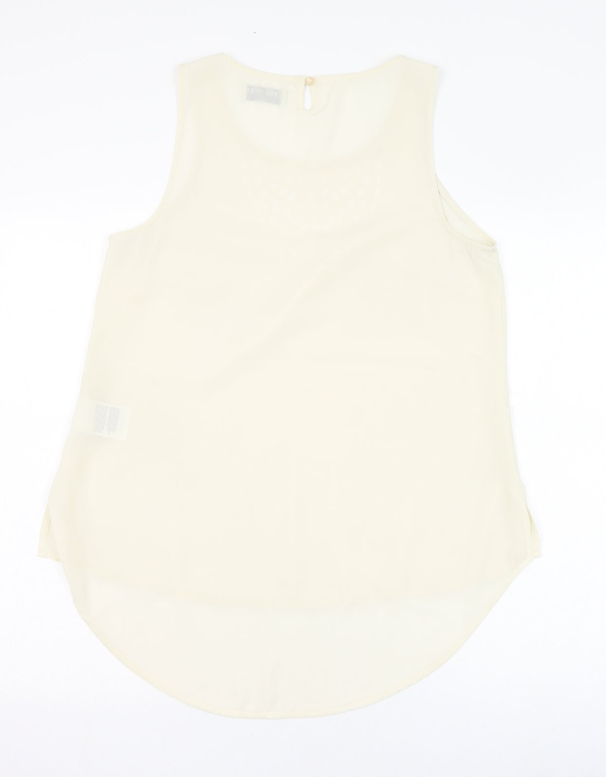 Womens UK Size M VERO MODA Ivory Basic Blouse