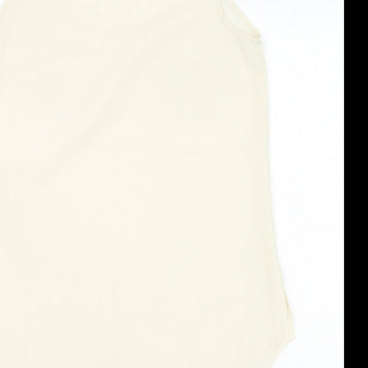 Womens UK Size M VERO MODA Ivory Basic Blouse