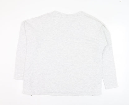 Womens UK Size 16 Marks and Spencer Grey Pullover Sweatshirt