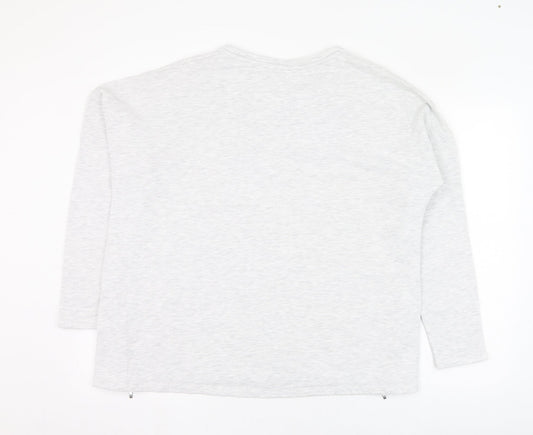 Womens UK Size 16 Marks and Spencer Grey Pullover Sweatshirt