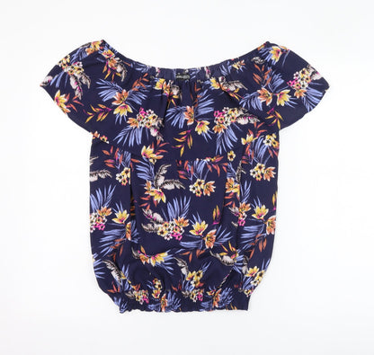 Womens UK Size  Debenhams Blue Basic Blouse