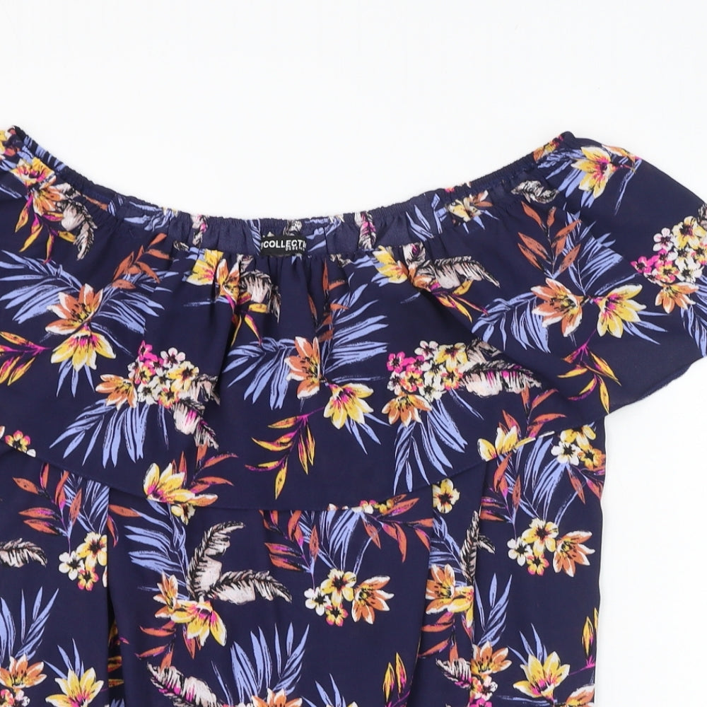 Womens UK Size  Debenhams Blue Basic Blouse