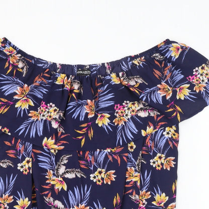 Womens UK Size  Debenhams Blue Basic Blouse