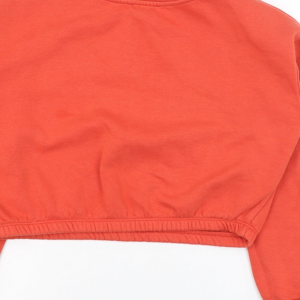 New Look Girls Red  Polyester Pullover Sweatshirt Size 14-15 Years  Pullover - San Francisco California USA