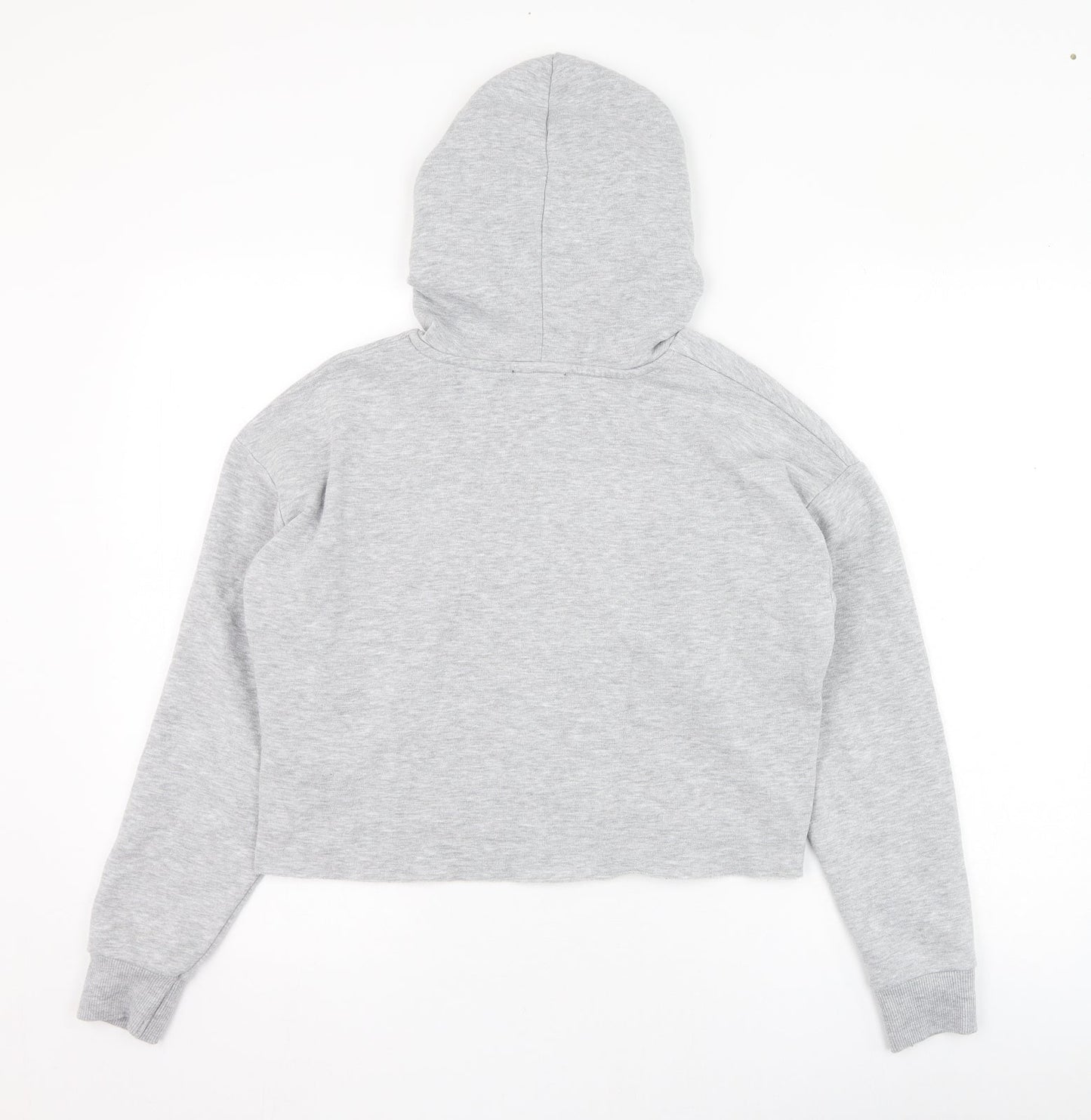 New Look Girls Grey  Cotton Pullover Hoodie Size 12-13 Years  Pullover - Maybe Later