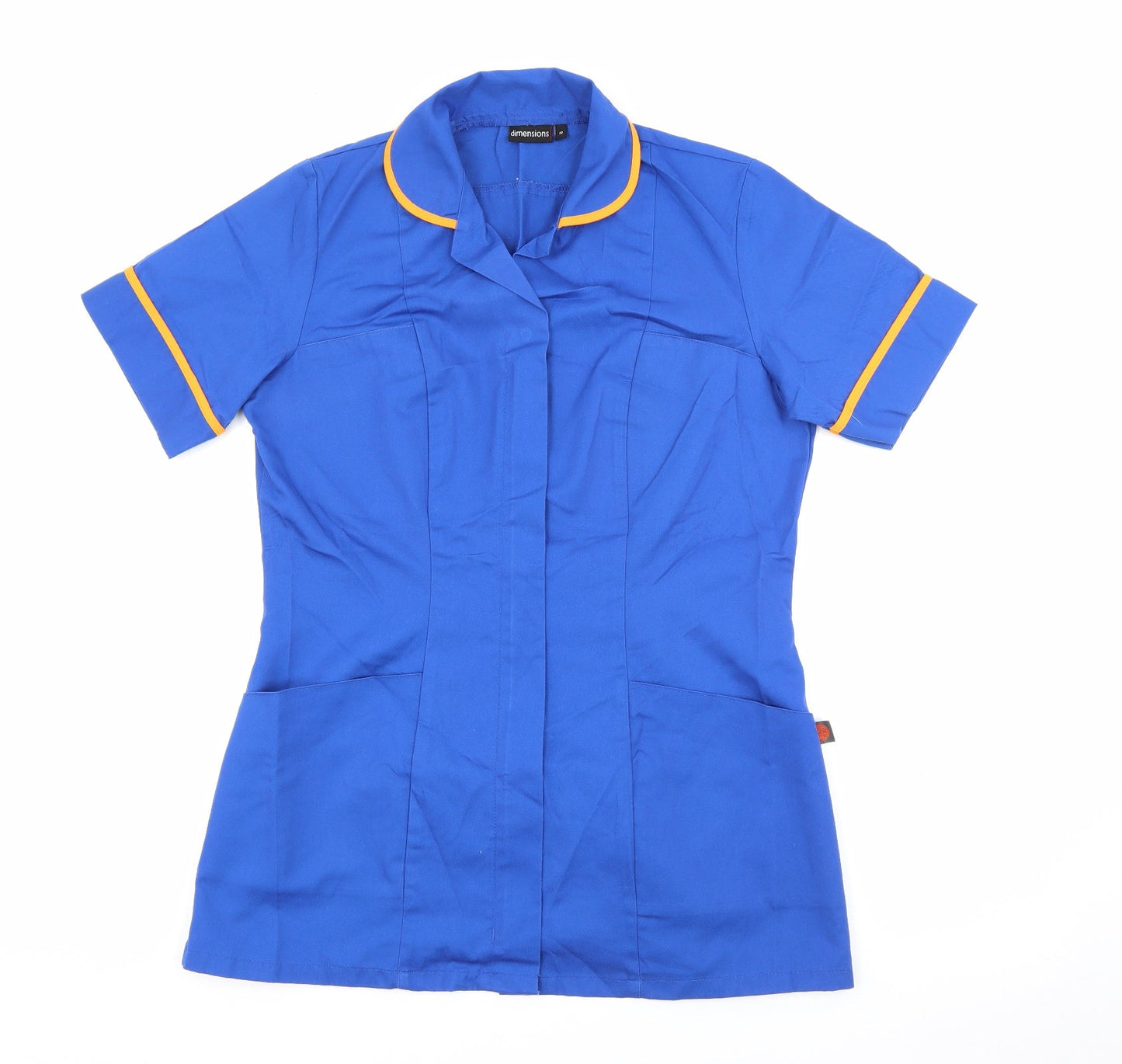 Womens UK Size 10 Dimensions Blue Tunic T-Shirt