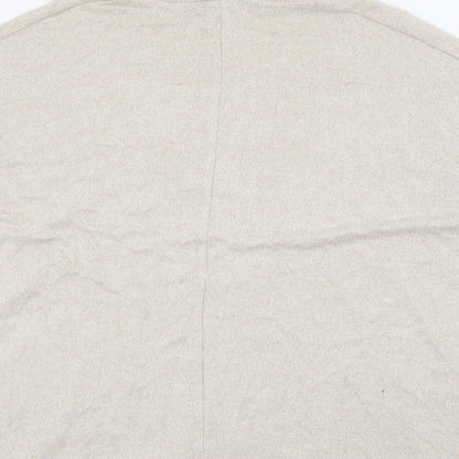 George Womens Beige Roll Neck  Viscose Pullover Jumper Size 12