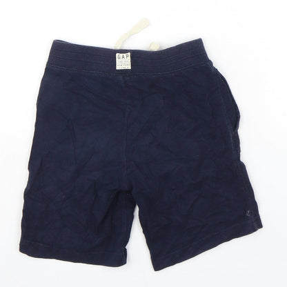 Gap Boys Blue  Cotton Sweat Shorts Size 5 Years  Regular