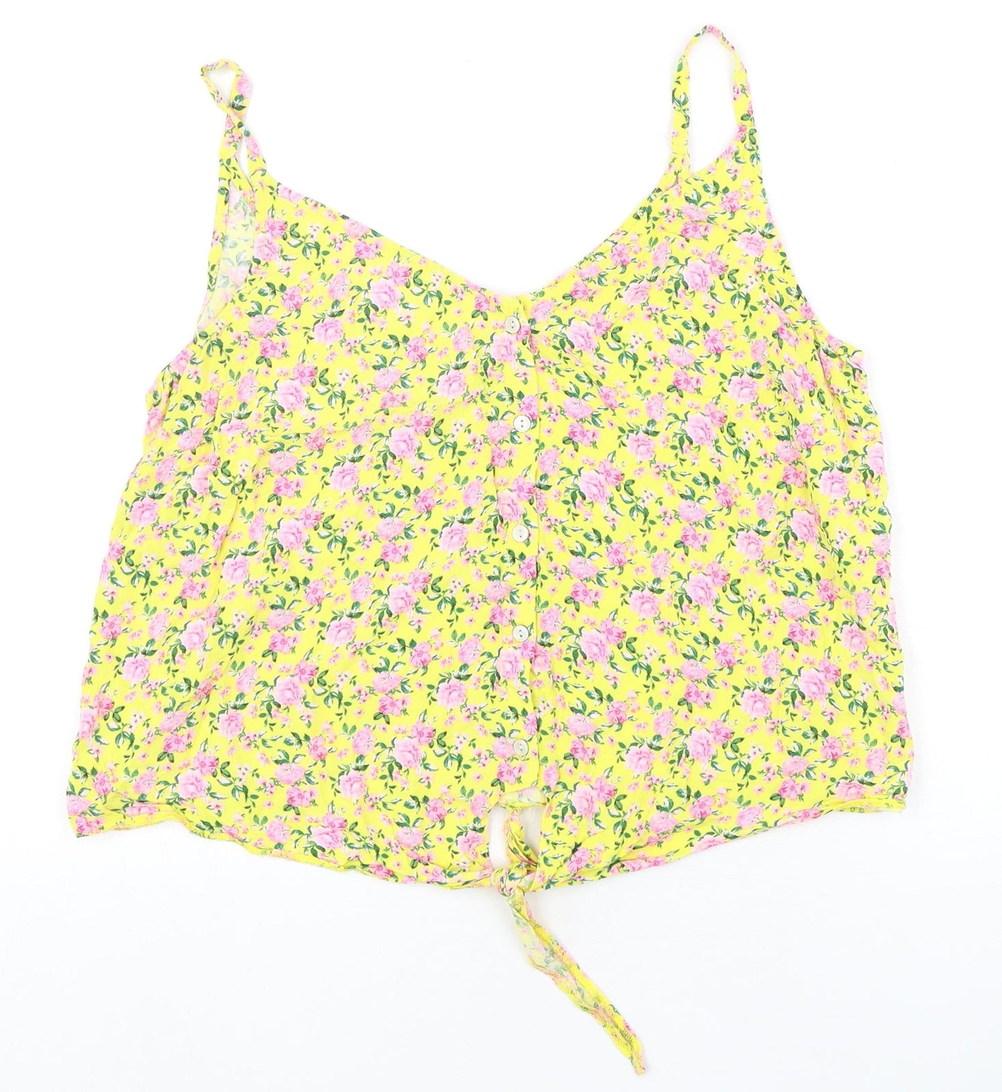Womens UK Size 16 Papaya Multicoloured Basic Tank