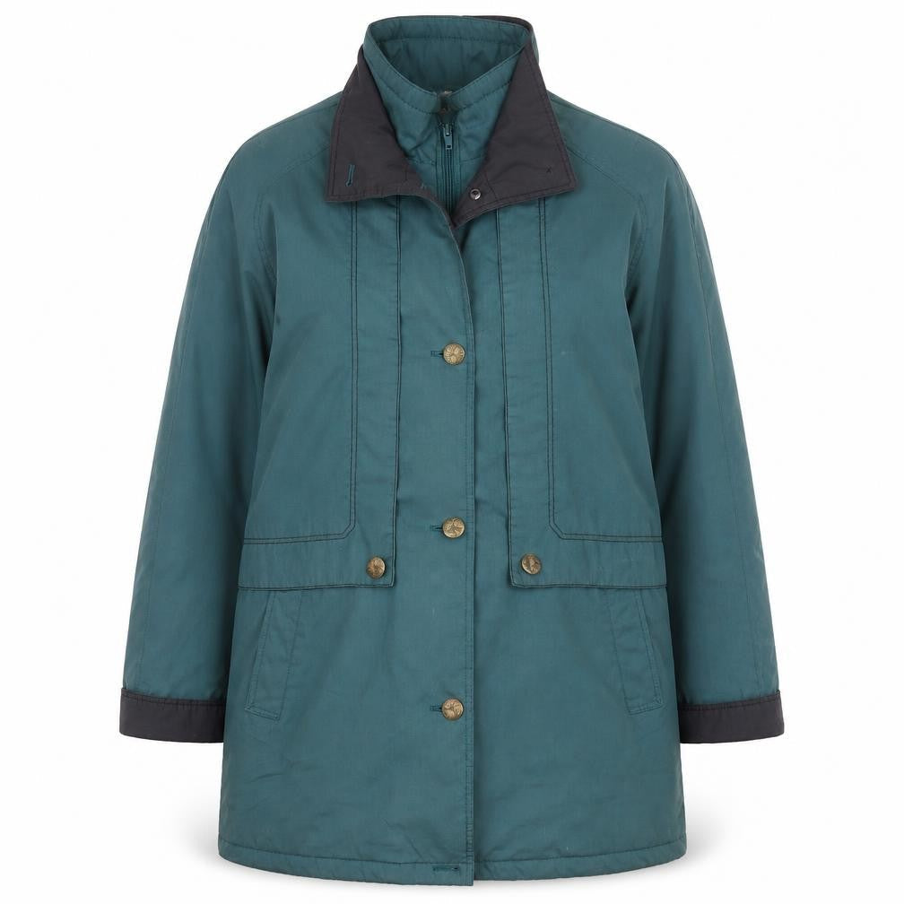 Womens UK Size 10 telemac Green Jacket