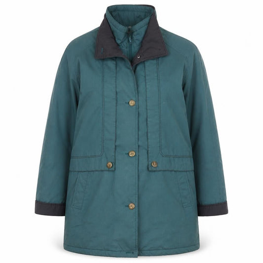 Womens UK Size 10 telemac Green Jacket