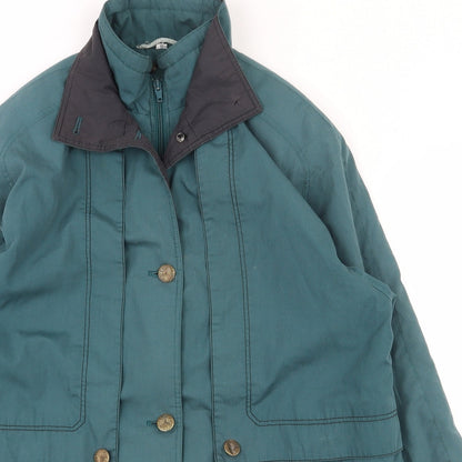 Womens UK Size 10 telemac Green Jacket