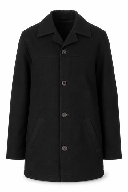 Womens UK Size S NEXT Black Overcoat