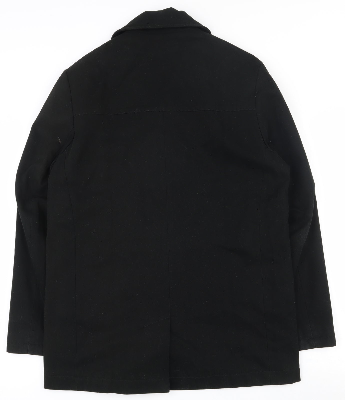 Womens UK Size S NEXT Black Overcoat