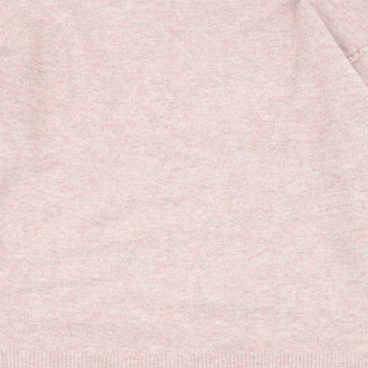 TU Mens Pink V-Neck  Acrylic Pullover Jumper