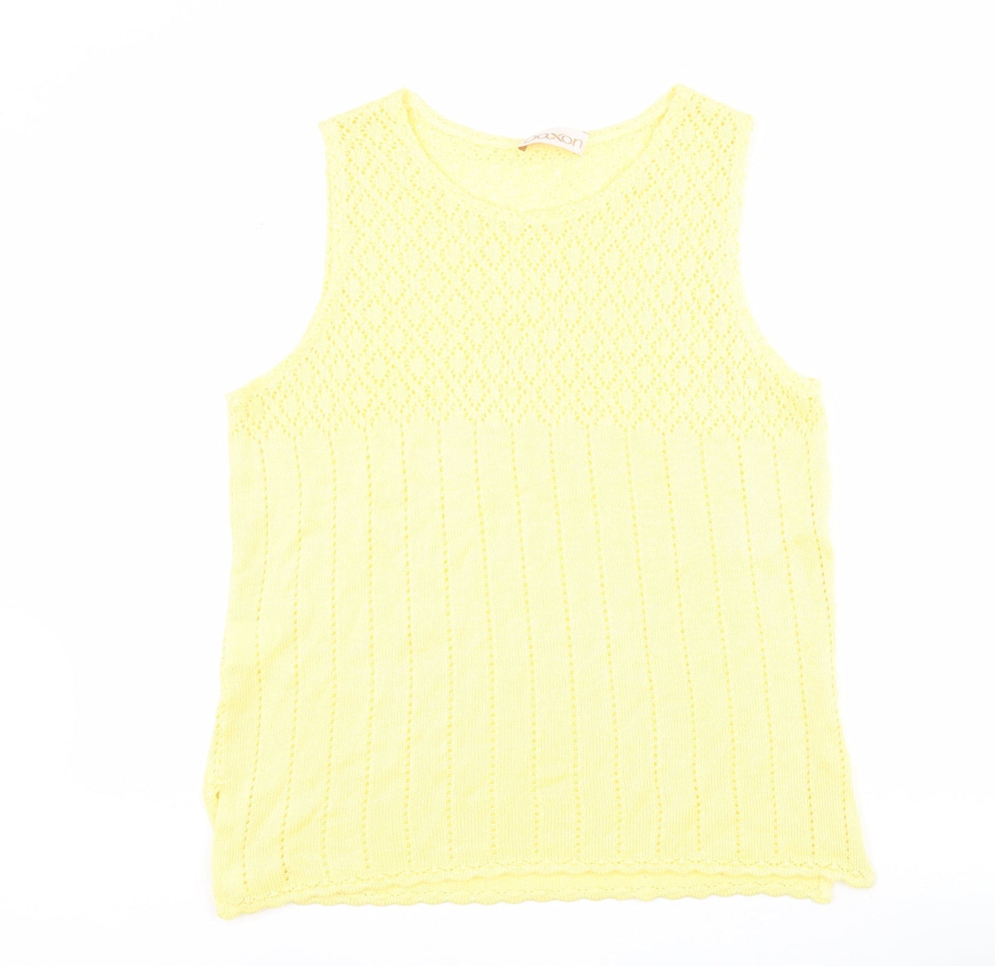 Womens UK Size 18 Daxon Yellow  Tank