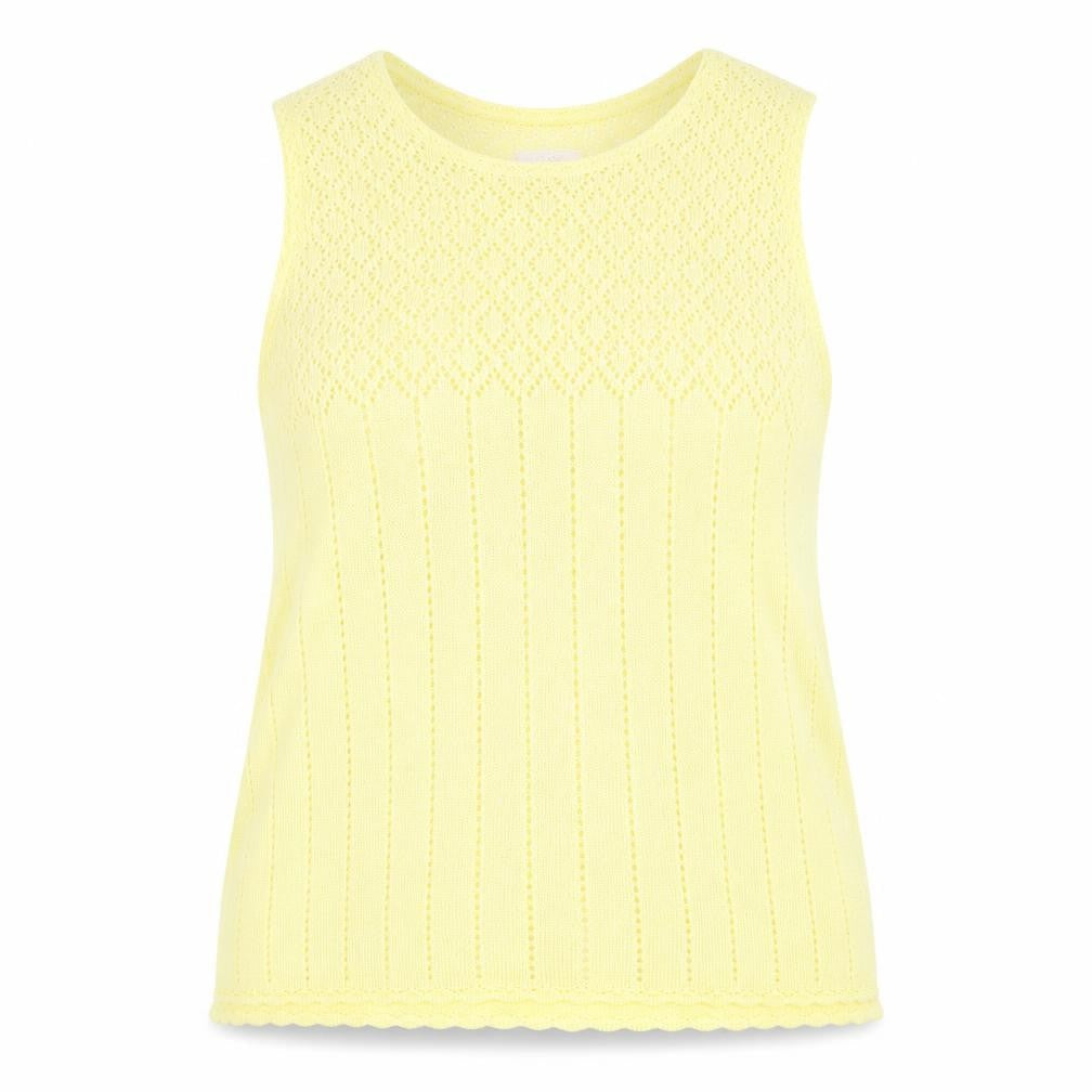 Womens UK Size 18 Daxon Yellow  Tank