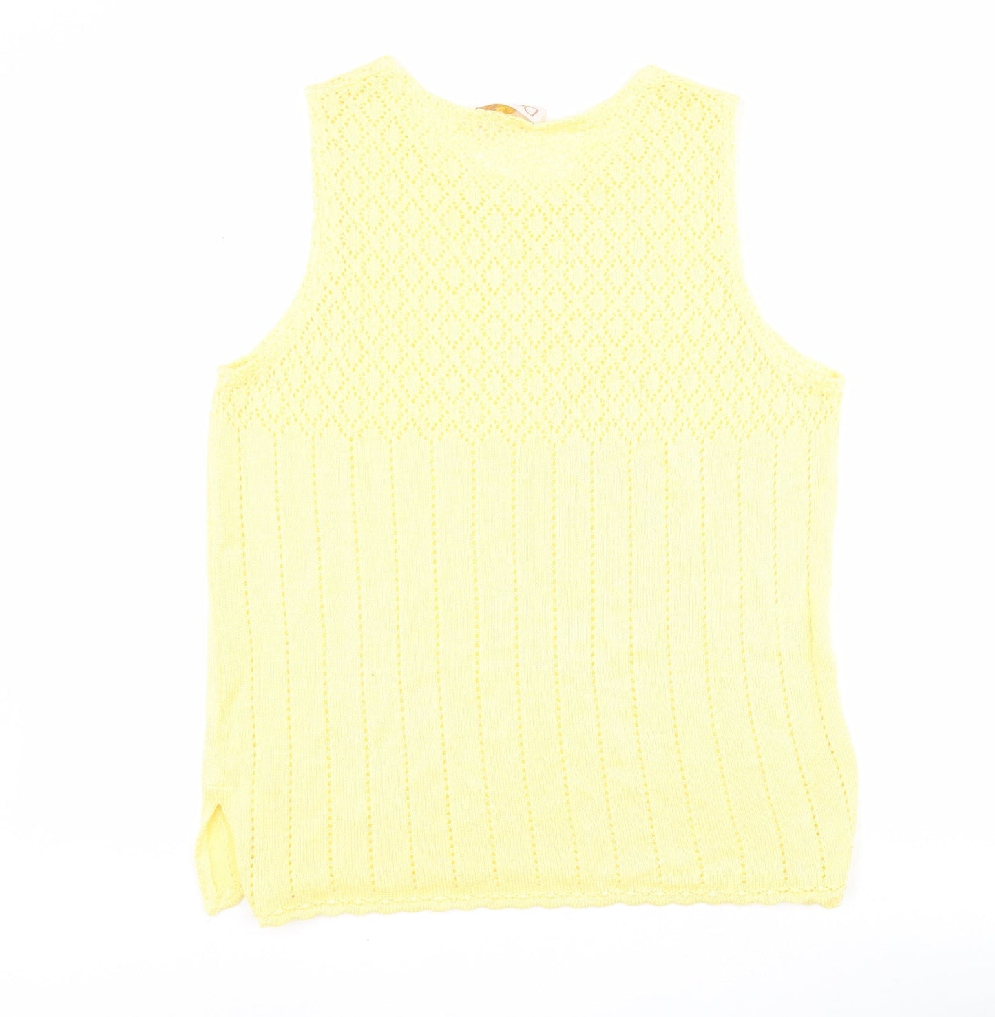 Womens UK Size 18 Daxon Yellow  Tank