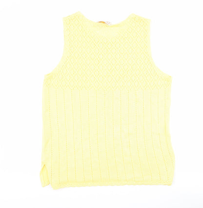 Womens UK Size 18 Daxon Yellow  Tank