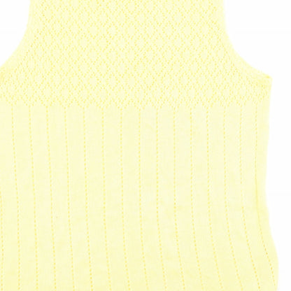 Womens UK Size 18 Daxon Yellow  Tank