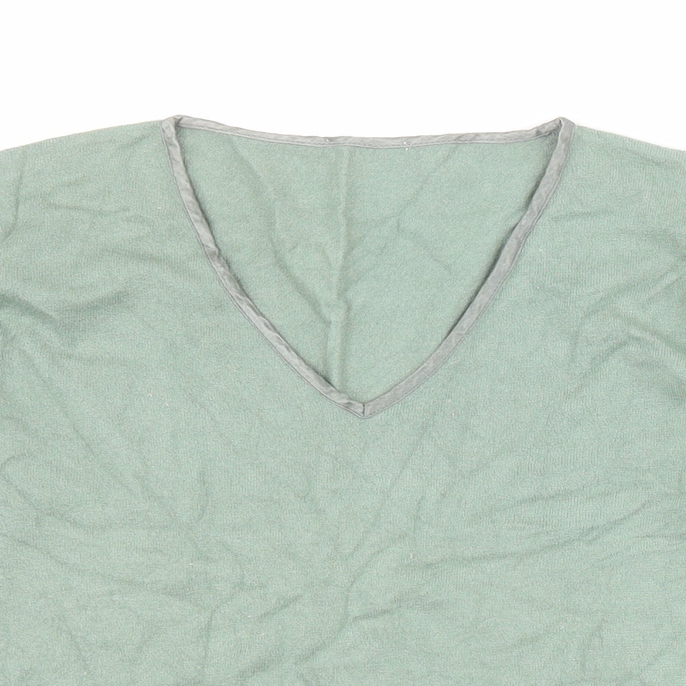 Womens UK Size 18 Marks and Spencer Green Pullover Jumper