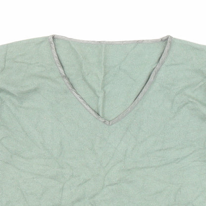 Womens UK Size 18 Marks and Spencer Green Pullover Jumper