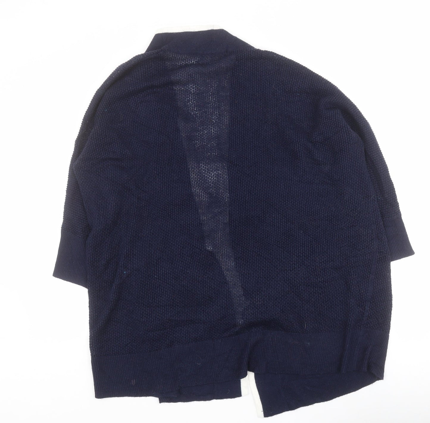Womens UK Size L Retrology Blue Cardigan Jumper