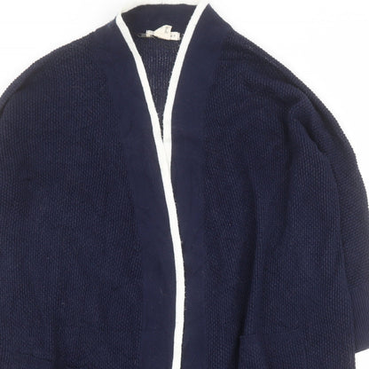 Womens UK Size L Retrology Blue Cardigan Jumper