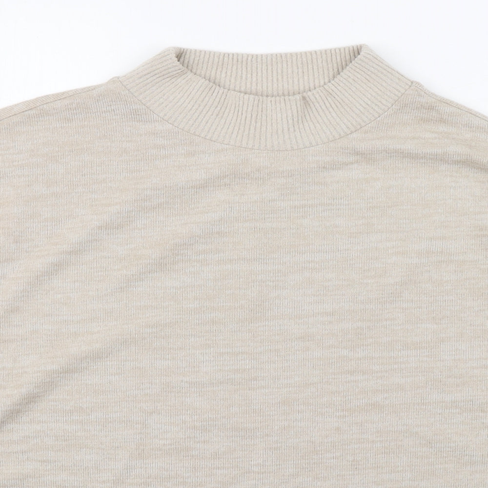 Womens UK Size M H&M Beige Pullover Jumper